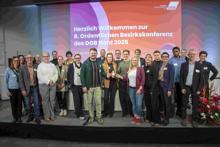 8. Ordentliche DGB-Nord Bezirkskonfernz in Lübeck 29.11.2025